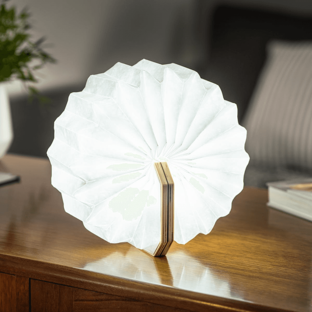 Smart Accordion Lamp, Bamboo