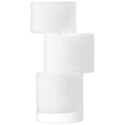 Image showing the Tier Vase, H26cm, Chalk White product.