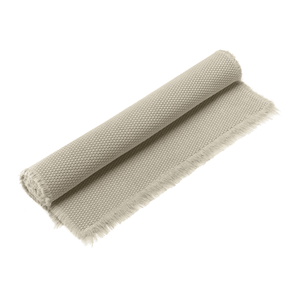 Elly Bath mat, 54 x 64cm, Linen