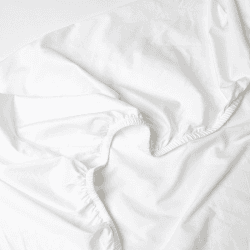 Image showing the The Perfect 300 Thread Count Sateen Deep Fitted Sheet, Double, White product.