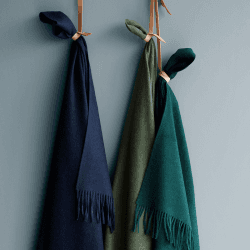 Image showing the Classic Plaid Throw, H200cm x W130cm, Botanic Green product.