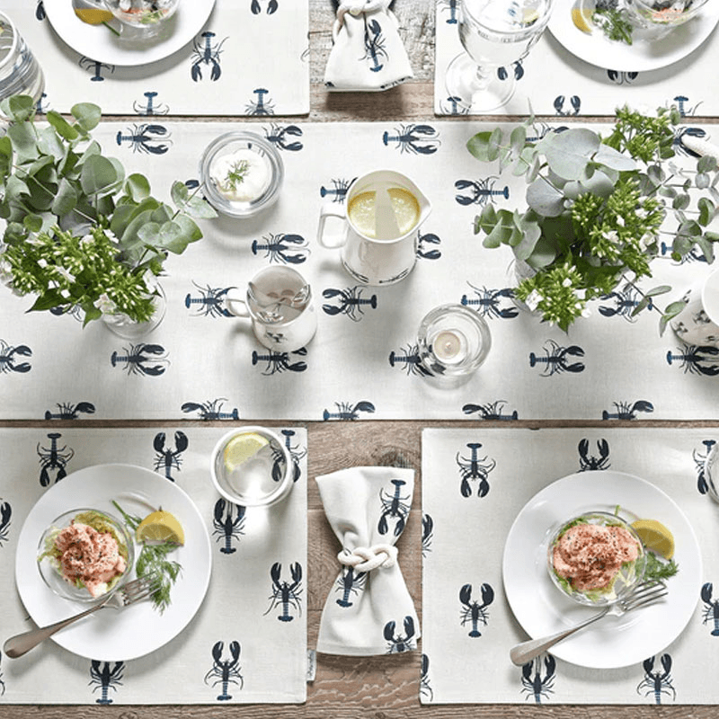 Lobster Table runner, 35 x 280cm