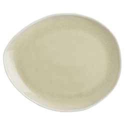Image showing the Vie Naturelle Medium Plate, W19.5cm x D16.3cm, Cream product.