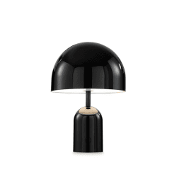 Image showing the Bell Portable Lamp, H28cm, Black product.