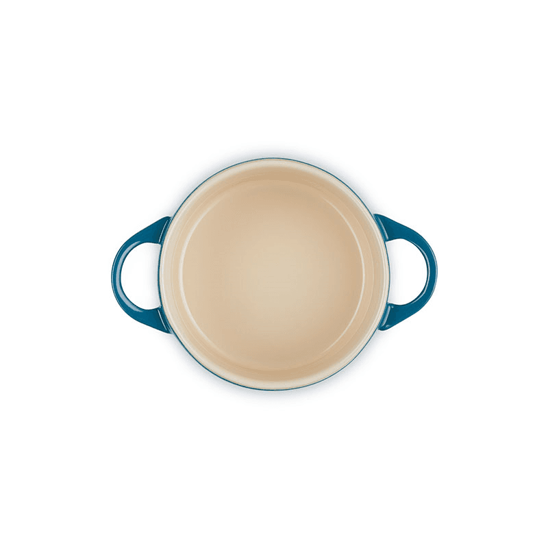 Stoneware Petite round Casserole, 0.25L, Deep Teal