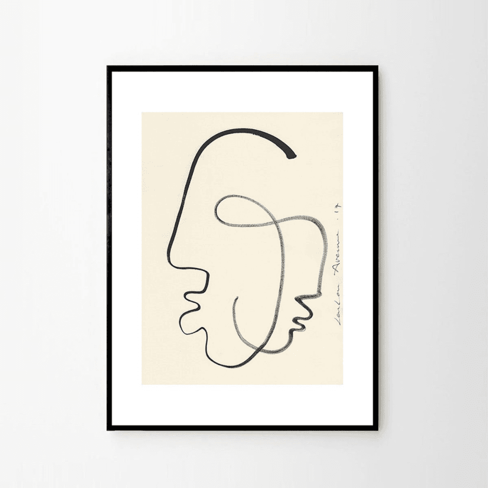 One Soul - LouLou Avenue Art print, H70 x D50cm, Multi