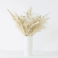 Image showing the Natural Whites Medium hand-tied bouquet, H36-42cm, Ecru product.