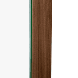 Image showing the Orta Mirror, H180 x W50cm, Walnut product.