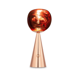 Image showing the Melt Portable Lamp, H28.5cm, Copper product.