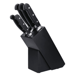 Image showing the Tipless Knife Block Set, Black product.
