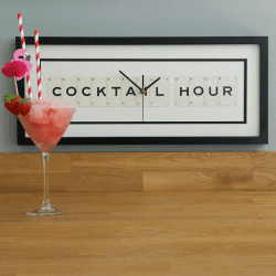 Image showing the COCKTAIL 'Cocktail Hour' Clock product.