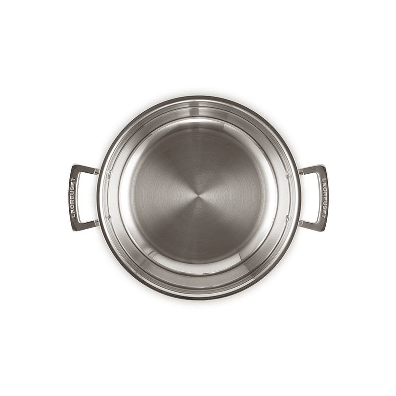Classic 3-ply Shallow Casserole, 26cm, Stainless Steel