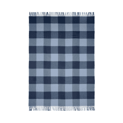 Image showing the Whisper Plaid Throw, H200cm x W130cm, Delph/Atlantic product.