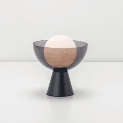 Image showing the Dome Cordless Table Lamp, H22cm, Charcoal product.