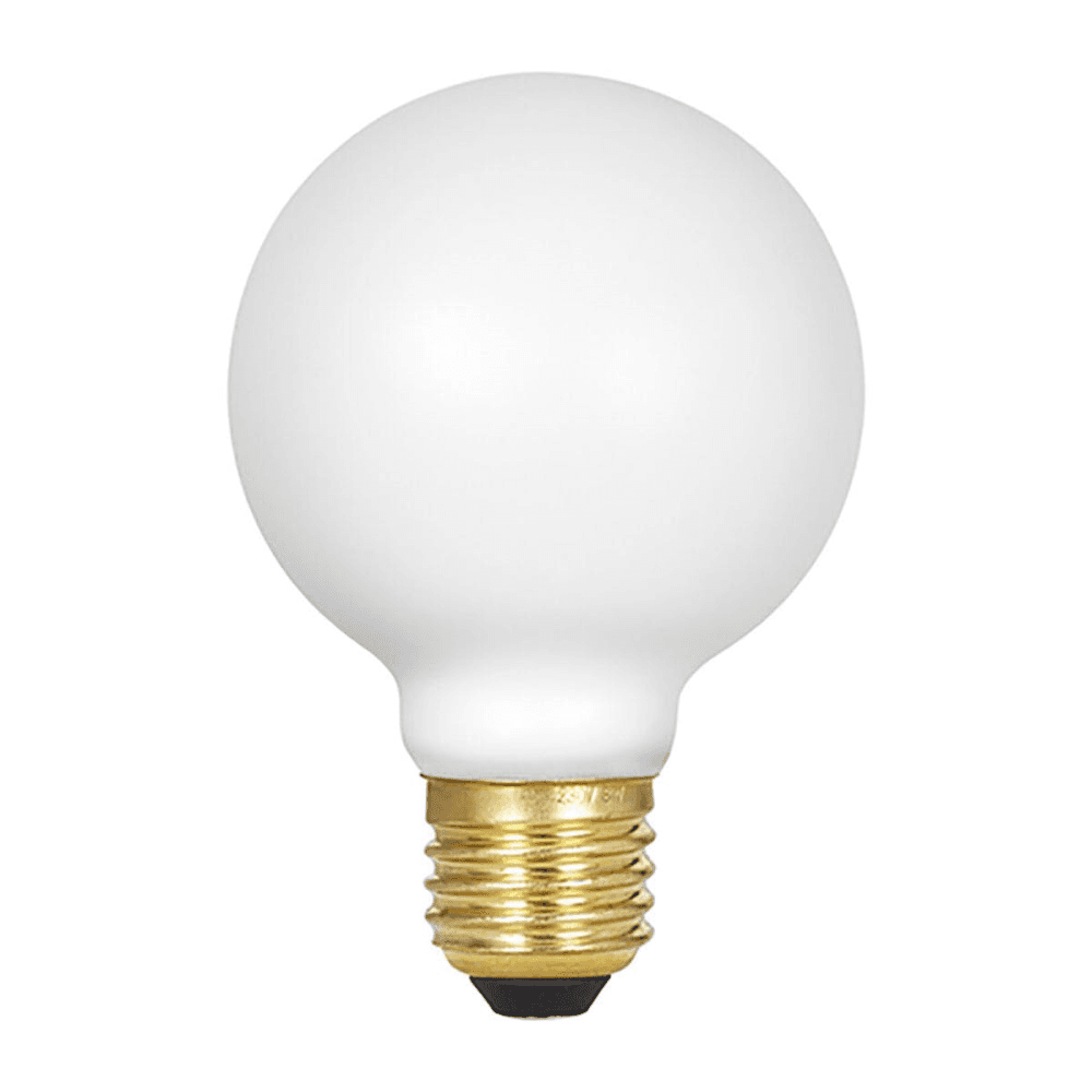 Sphere Medium sphere LED G75 bulb, L10 x W8cm, Clear