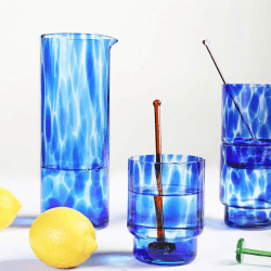 Image showing the Tortoise Carafe, 800ml, Blue product.