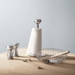 Image showing the Alfredo by Alfredo Häberli Bread basket large, 26cm, Stainless Steel product.
