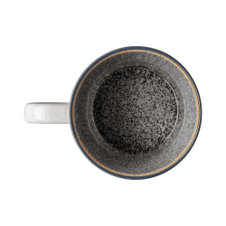 Image showing the Studio Grey Pair of ridged mugs, 400ml product.