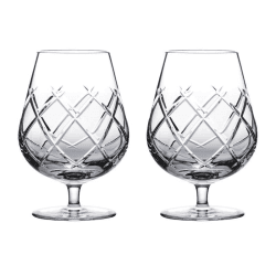 Image showing the Connoisseur Olann Set of 2 Brandy Balloon Glasses, 480ml, Clear product.