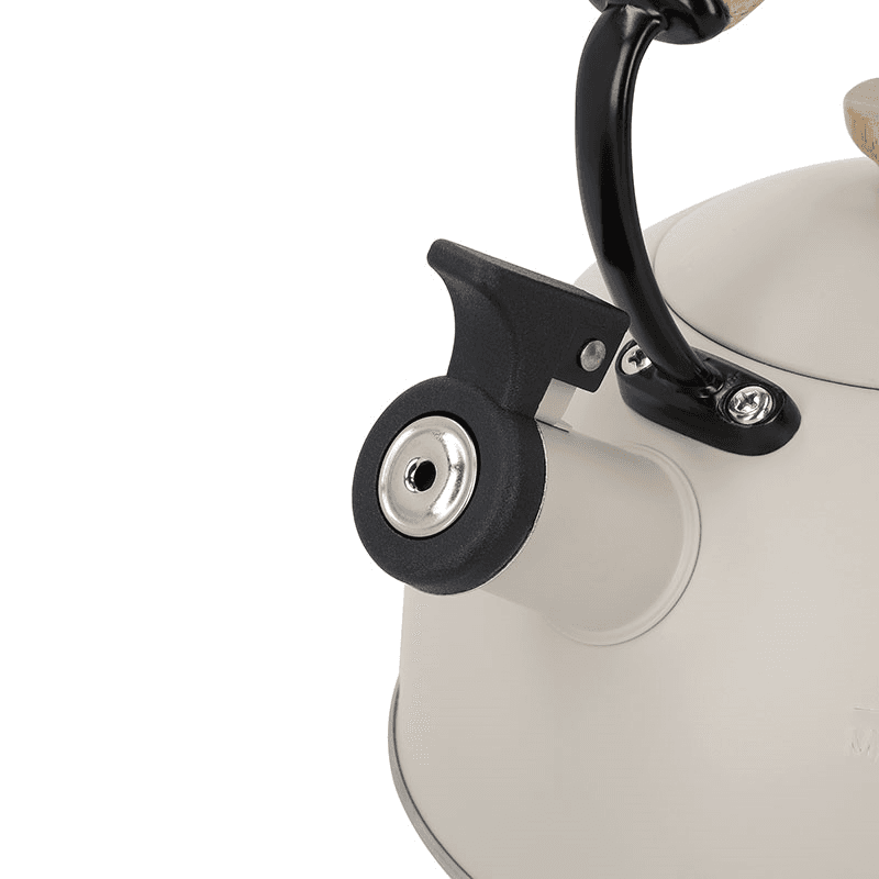 Whistling Kettle Wood Handle, 2.5L, Latte