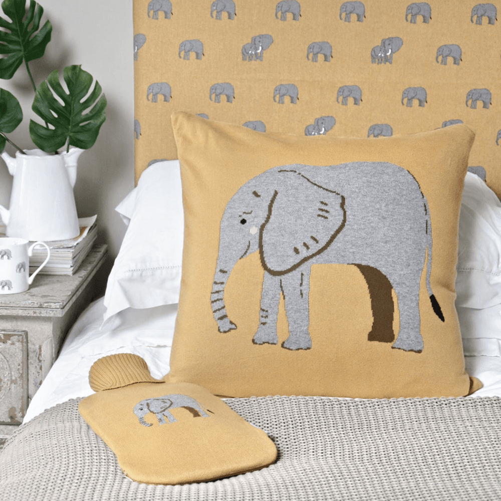 ZSL Elephant Cushion, L50 x W50cm, Multi