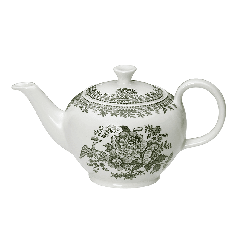 Asiatic Pheasants Teapot, 400ml, Green