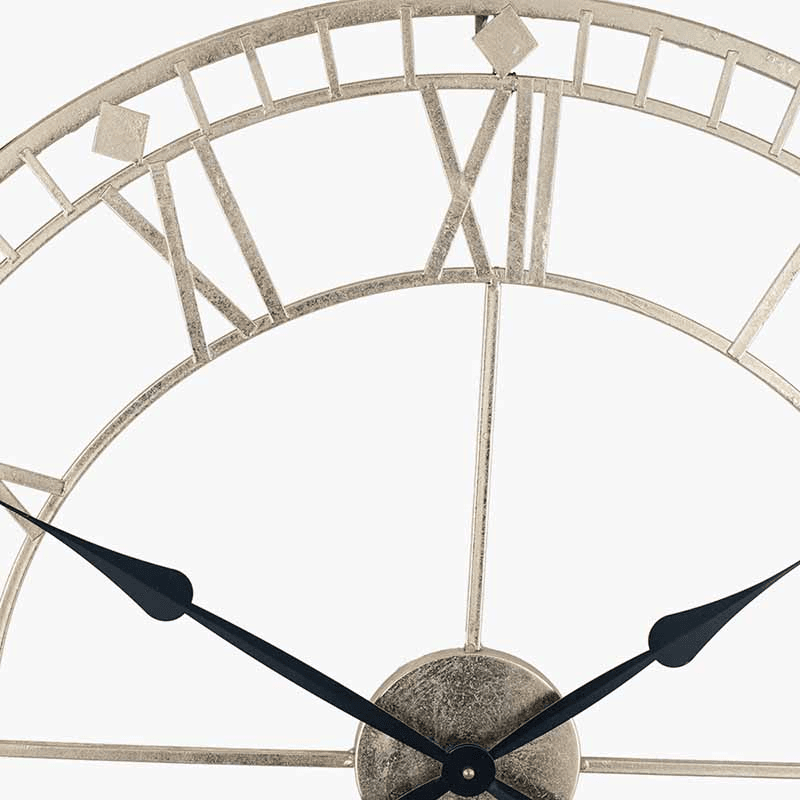 Skeleton Clock, D80cm, Antique Gold