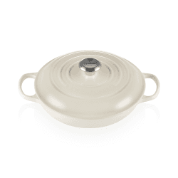 Image showing the Signature Cast Iron Shallow Casserole, 26cm, Meringue product.