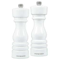 Image showing the London Salt & Pepper Mills, 180mm, White Gloss product.