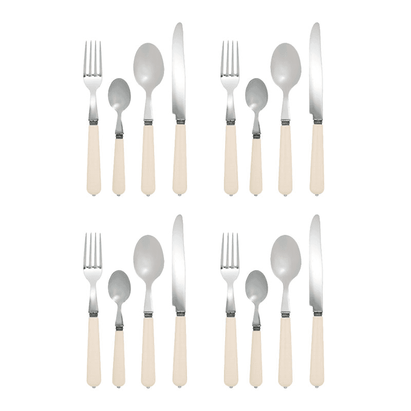Ivory 16 piece cutlery set