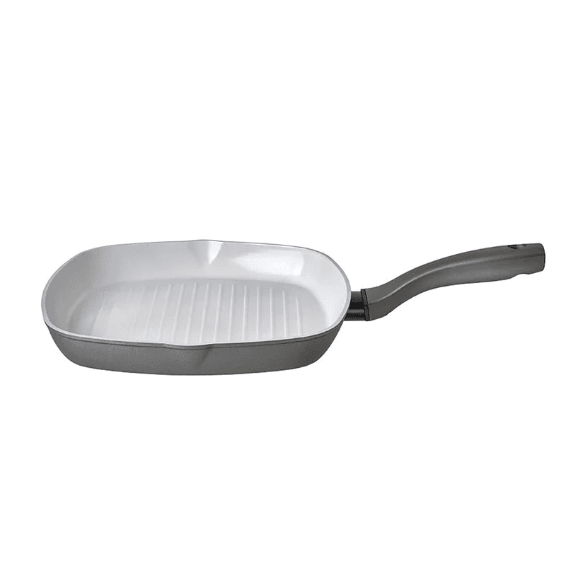 Square Grill, 28cm, Grey