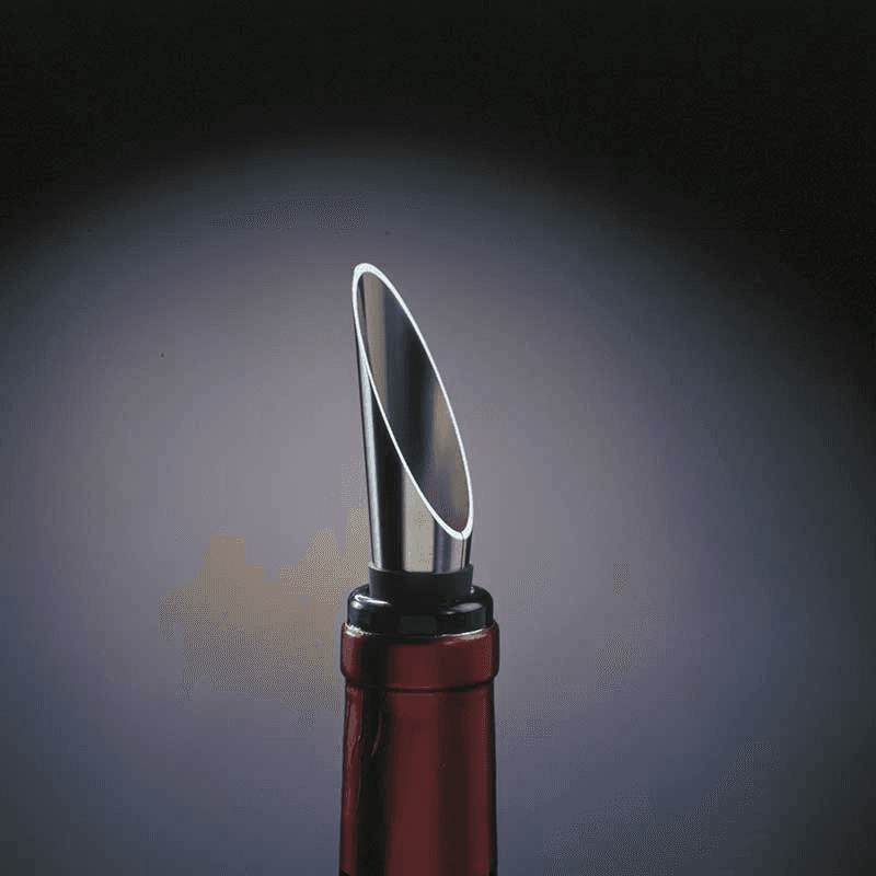 Wine Pourer, Black/Steel