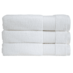 Image showing the Organic Eco Twist Face Cloth, White product.