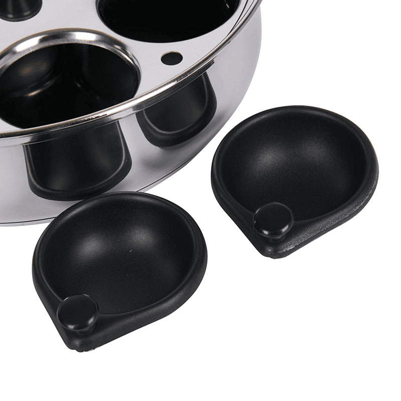 Clearview Egg poacher with 6 compartments, 28cm, stainless steel