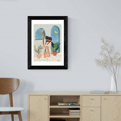 Image showing the 84 Oranges Headstand Print, Multi product.