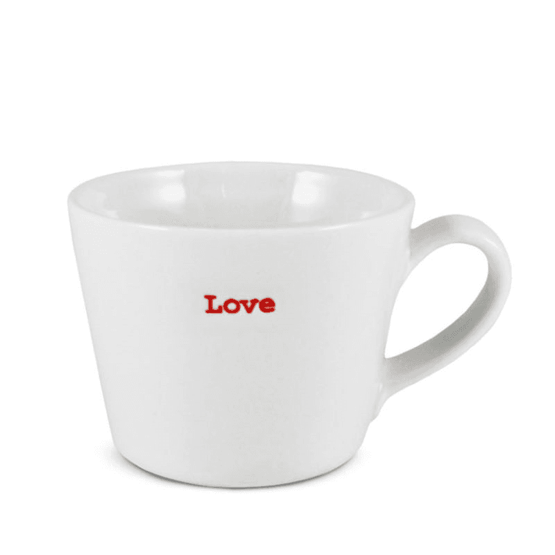 Love' Espresso Cup Set of 4, 100ml, White