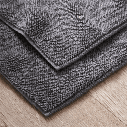Image showing the Ile De Re Bath Mat, 70 x 110cm, Slate product.