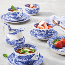 Image showing the Blue Italian Cream jug, 220ml product.