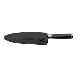 Image showing the Katana Saya Pakkawood Carving Knife, 20cm Damascus Blade product.