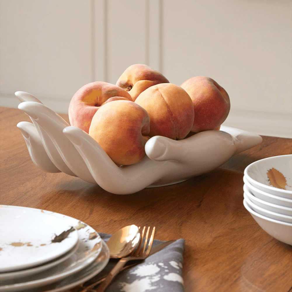 Muse Eve fruit bowl, W45.72 x D21.59 x H8.89cm, White