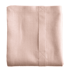 Image showing the Herringbone Kitchen towel, 53 x 86cm, Pale Rose product.