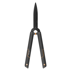 Image showing the SingleStep Hedge Shear Wavy Blade HS22, Black/Orange product.