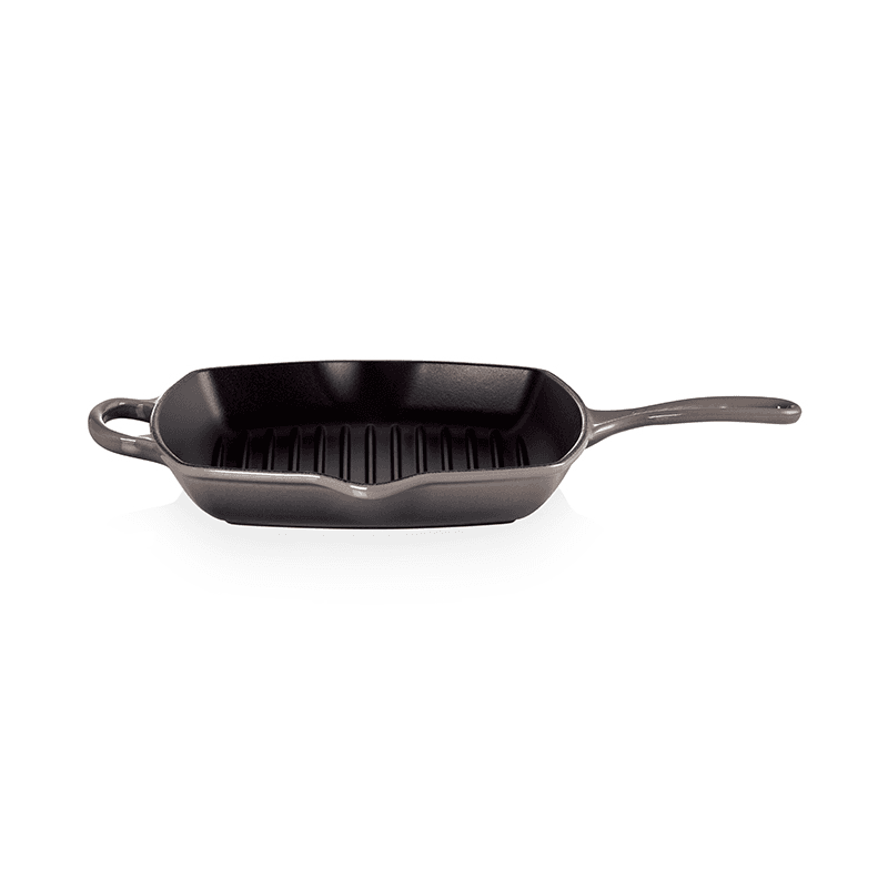 Signature Cast Iron Square grillit, 26cm, flint