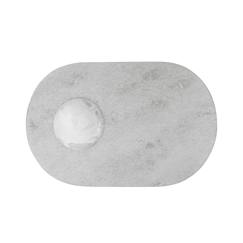 Stone Chopping Board, L42 x W27cm, White