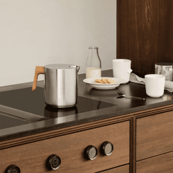 Image showing the Nordic Kitchen Induction Kettle, 1L, Stainless Steel product.