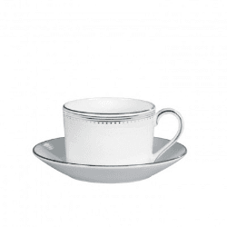 Image showing the Teacup & Saucer, Grosgrain product.