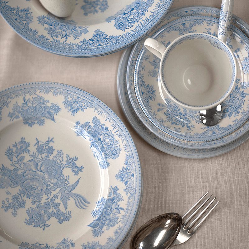 Asiatic Pheasants Plate, D25cm, Blue