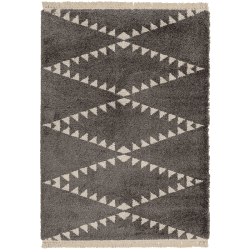 Image showing the Rocco berber style rug, 120 x 170cm, Charcoal product.