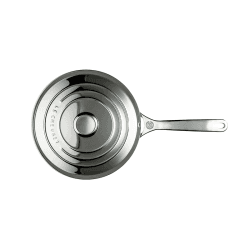 Image showing the Signature Uncoated Saute pan with lid, 24cm, stainless steel product.