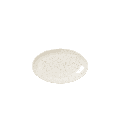 Image showing the Nordic Vanilla Oval Plate, 22cm, Off White product.